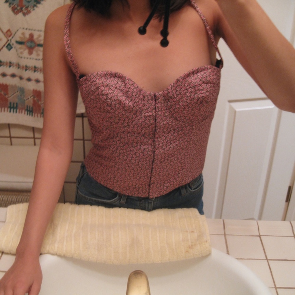 Chloe Sevigny x Opening Ceremony Floral Bustier